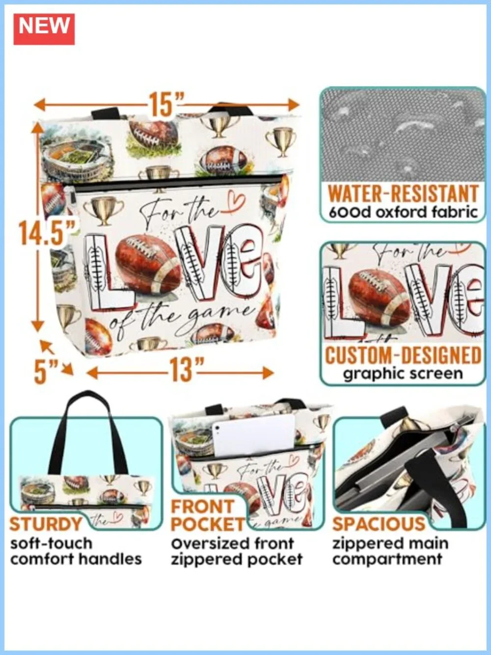 N/A spacious tote